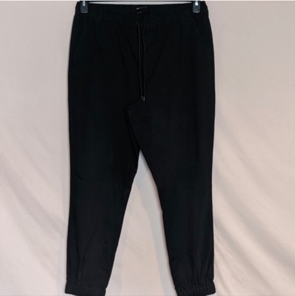 ASOS Black Cotton Jogger Pants with Pockets size Large
